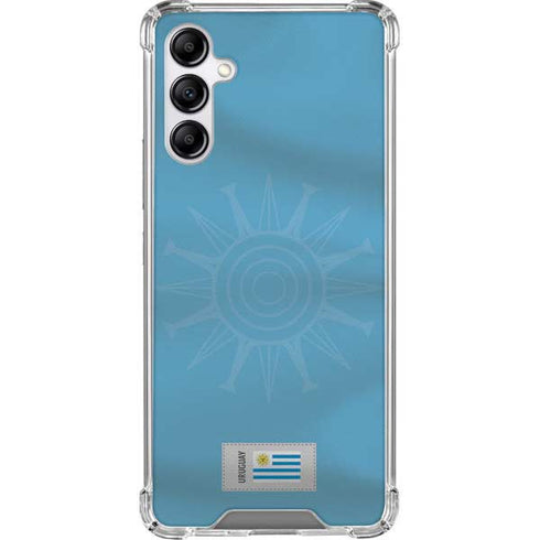 Uruguay Soccer Flag Galaxy A14 5G Clear Case